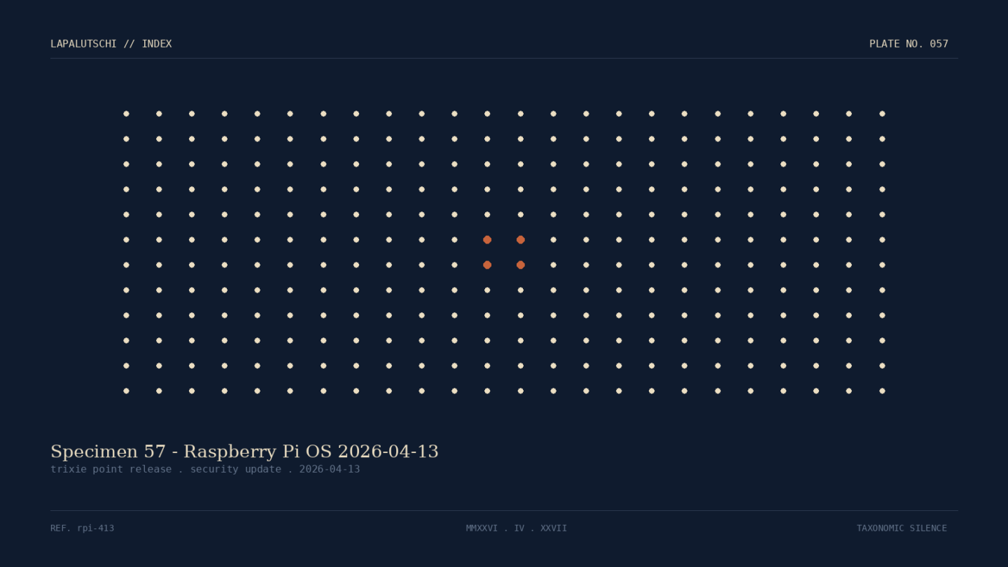 RASPBERRY-HAMMER! Pi OS 2026-04-13 stopft Sicherheitsloch – JETZT brennen!