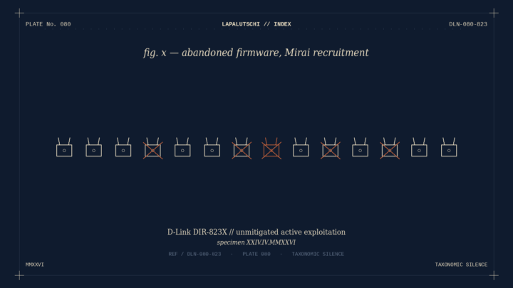 ROUTER-ALARM! D-Link DIR-823X wird von Mirai gefressen — und es kommt KEIN Patch mehr!