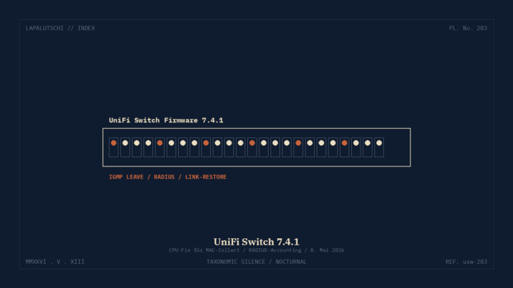 SWITCH-HAMMER! UniFi 7.4.1 kickt JETZT die CPU-Bremse raus — DEIN Switch zählt Endgeräte ENDLICH ohne ins Schwitzen zu kommen