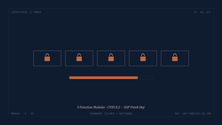 SAP-ALARM! Fuenf Funktionsmodule sprengen JETZT DEINEN ERP-Server — CVSS 8.2 zwingt SAP-Admins zum Mai-Patch