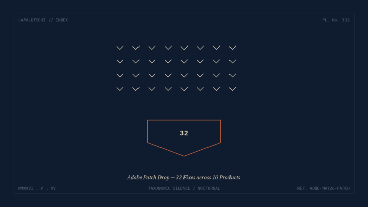 ADOBE-ALARM! 32 LECKS auf einen Schlag — Photoshop, Acrobat und Premiere reissen JETZT auf