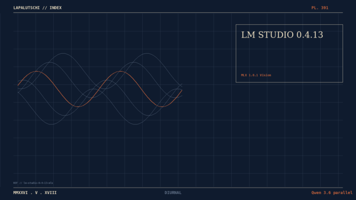 LM-STUDIO-HAMMER! 0.4.13 zerlegt JETZT Qwen 3.6 in PARALLEL — DEIN Mac knattert Vision-Modelle mit Tempo durch