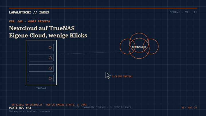 NAS-HAMMER! Nextcloud zieht JETZT offiziell auf TrueNAS — deine eigene Cloud in WENIGEN Klicks
