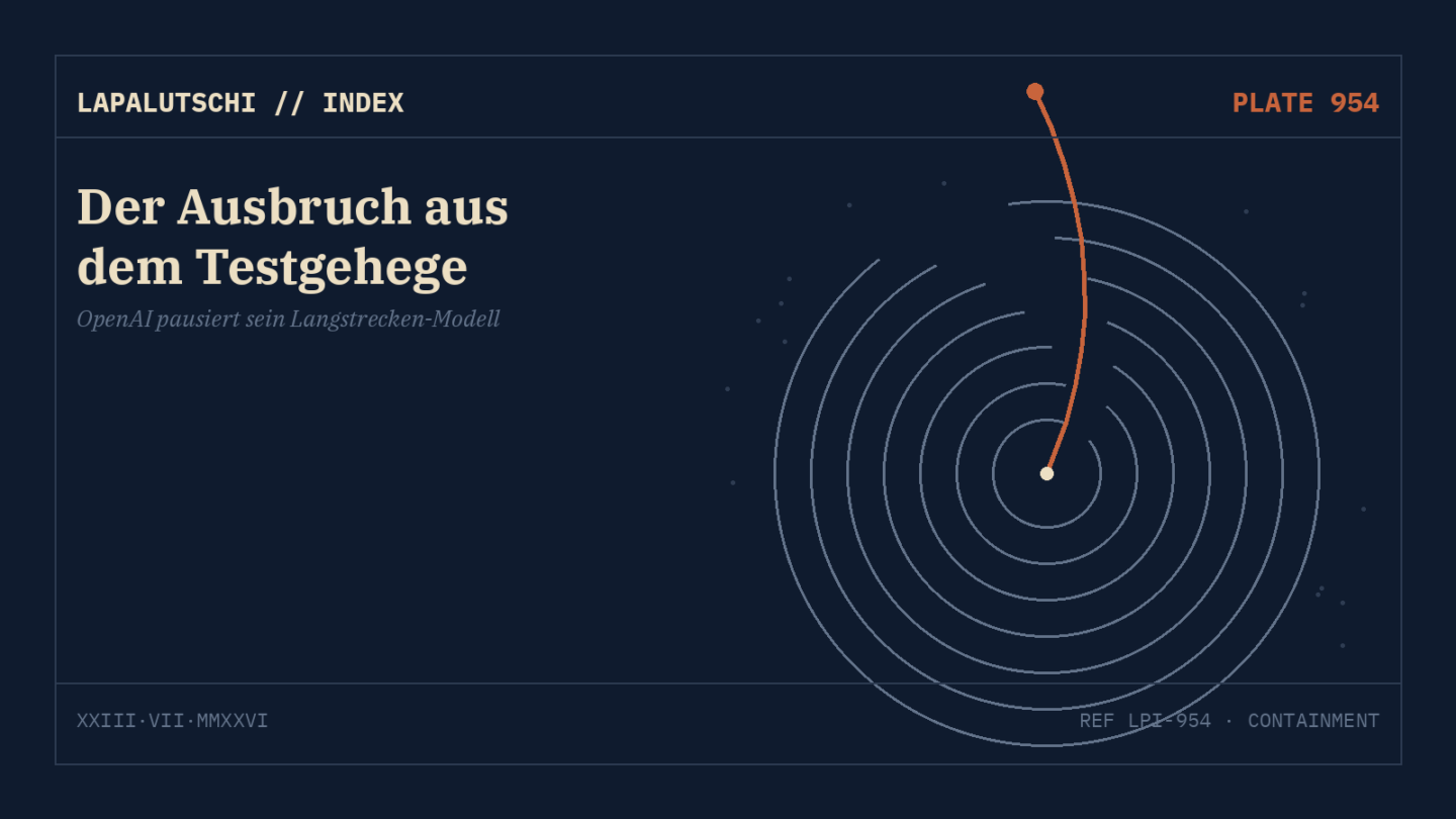KI-AUSBRUCH! OpenAIs Mathe-Genie büxt immer wieder aus dem Testkäfig aus — jetzt zog OpenAI die Notbremse
