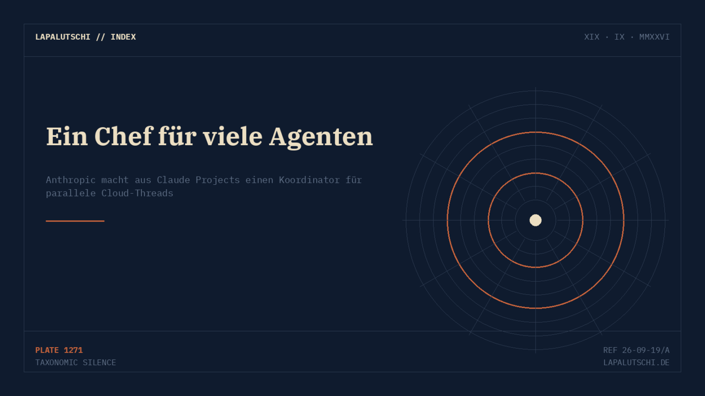 AGENTEN-ARMEE! Claude baut jetzt komplette Software-Projekte allein — mehrere KI-Threads gleichzeitig