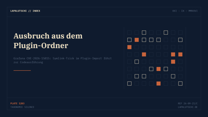 AUSBRUCH AUS DEM PLUGIN-ORDNER! Grafana lässt Angreifer JETZT Code auf dem Server ausführen — Update auf 13.2.2 dringend