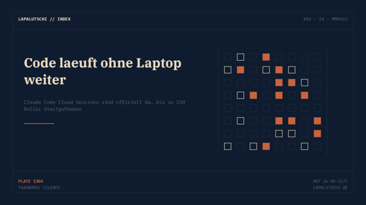 FEIERABEND FÜR DEN LAPTOP! Claude Code arbeitet jetzt auch offline weiter — und bringt bis zu 250 Dollar Startguthaben mit