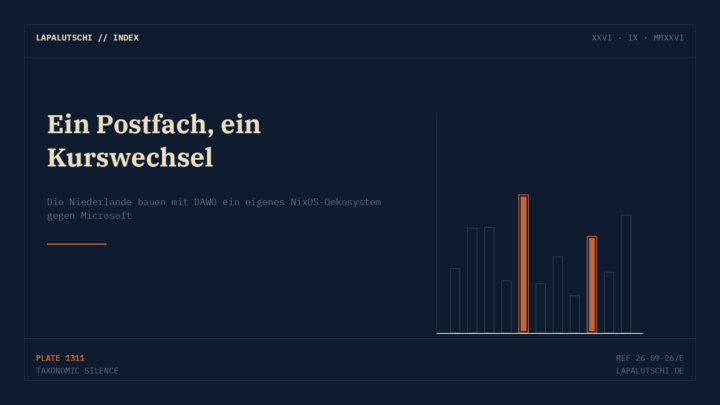 KOMPLETTER AUSSTIEG! Die Niederlande bauen ihr eigenes Linux gegen Microsoft — Auslöser war ein abgeschaltetes Postfach