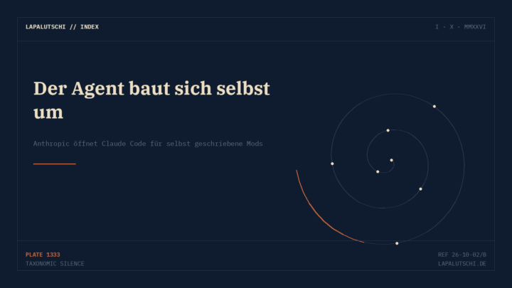 SELBSTUMBAU! Claude Code lässt sich jetzt von dir UMPROGRAMMIEREN — Anthropic warnt gleich mit