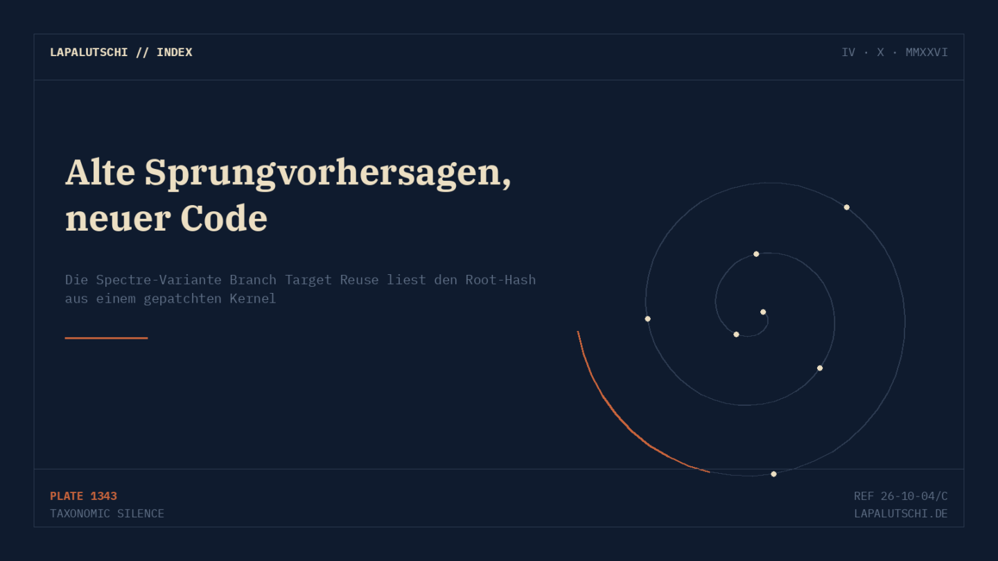 GEISTER IM PROZESSOR! Neue Spectre-Attacke klaut dein Root-Passwort — in wenigen Minuten