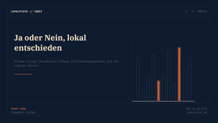 AUFGERÜSTET! Ollama holt Cloudflares offene Entscheidungs-KI direkt auf deinen eigenen Server
