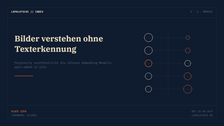 OPEN-SOURCE-HAMMER! Perplexity verschenkt KI-Modelle, die Bilder OHNE Texterkennung verstehen