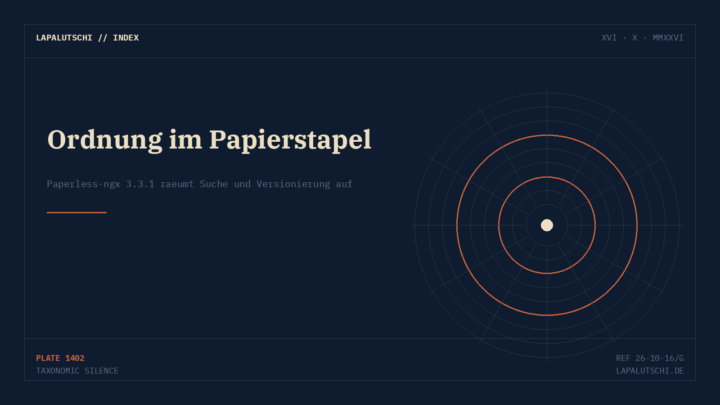 AUFGERÄUMT! Paperless-ngx 3.3.1 macht deine Dokumentenablage JETZT zuverlässiger