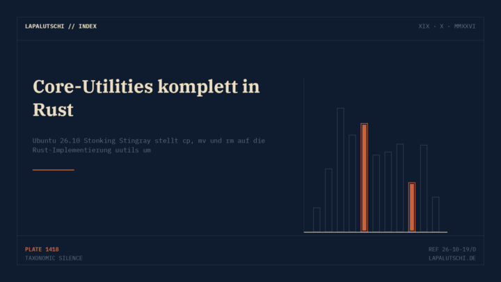 KOMPLETT-UMBAU! Ubuntu 26.10 ersetzt jetzt ALLE Kern-Werkzeuge durch Rust-Code