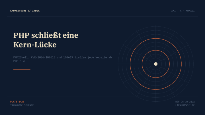 ALARM FÜR DAS GANZE WEB! PHP schließt heute eine Kern-Lücke — aber nicht jeder Server bekommt den Patch
