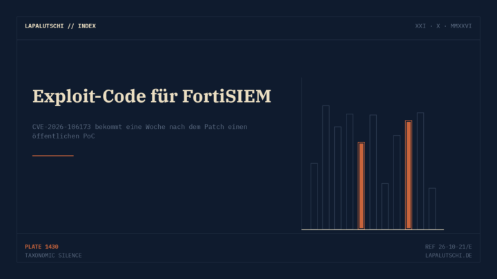 WAFFE AUF DEM SILBERTABLETT! Fertiger Exploit-Code knackt jetzt dein FortiSIEM