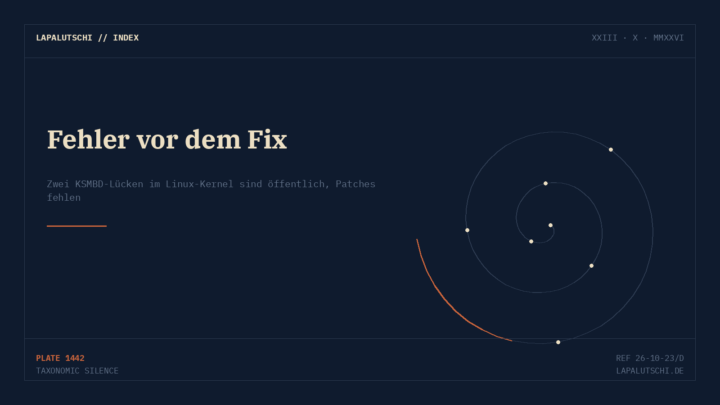 KERNEL-ALARM! Zwei Lücken im Linux-SMB-Server KSMBD sind öffentlich — und ein Fix fehlt noch